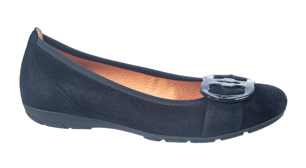 Gabor navy suede pumps