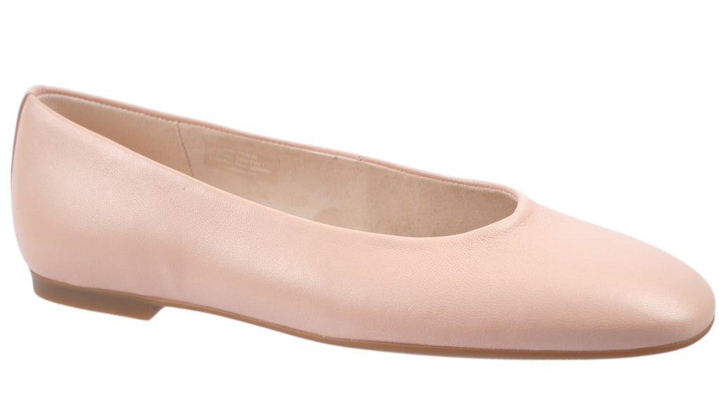 Nude soft leather Gabor flat shoes