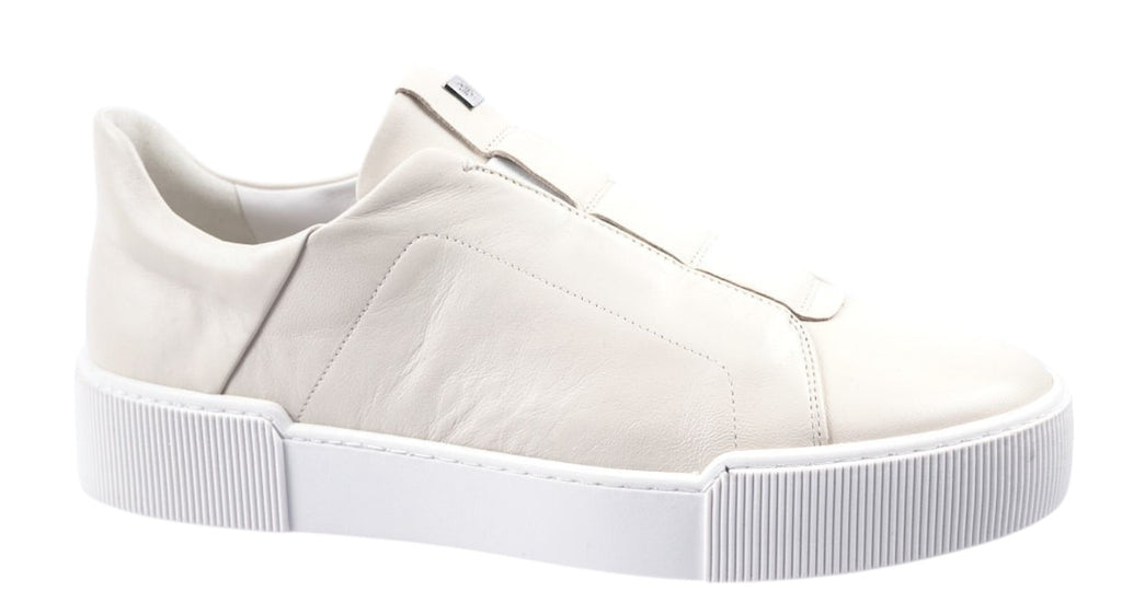 Hogl Cream leather women's sneakers